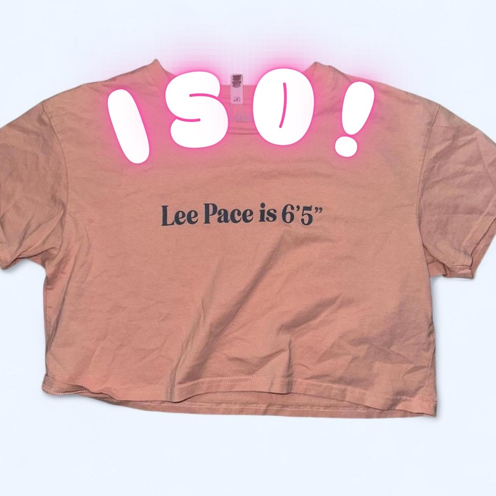 **FOUND** Lee Pace Super Yaki Crop Top Shirt